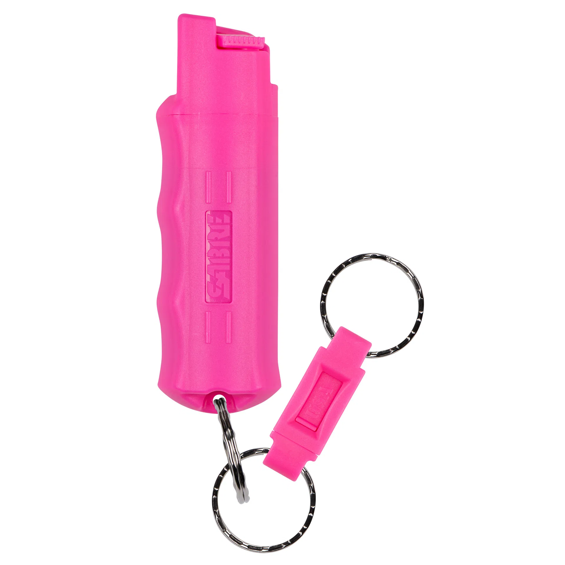 Sabre Pepper Spray Key Ring for Personal Defense – 0.54 oz, Pink (HC-NBCF-02)