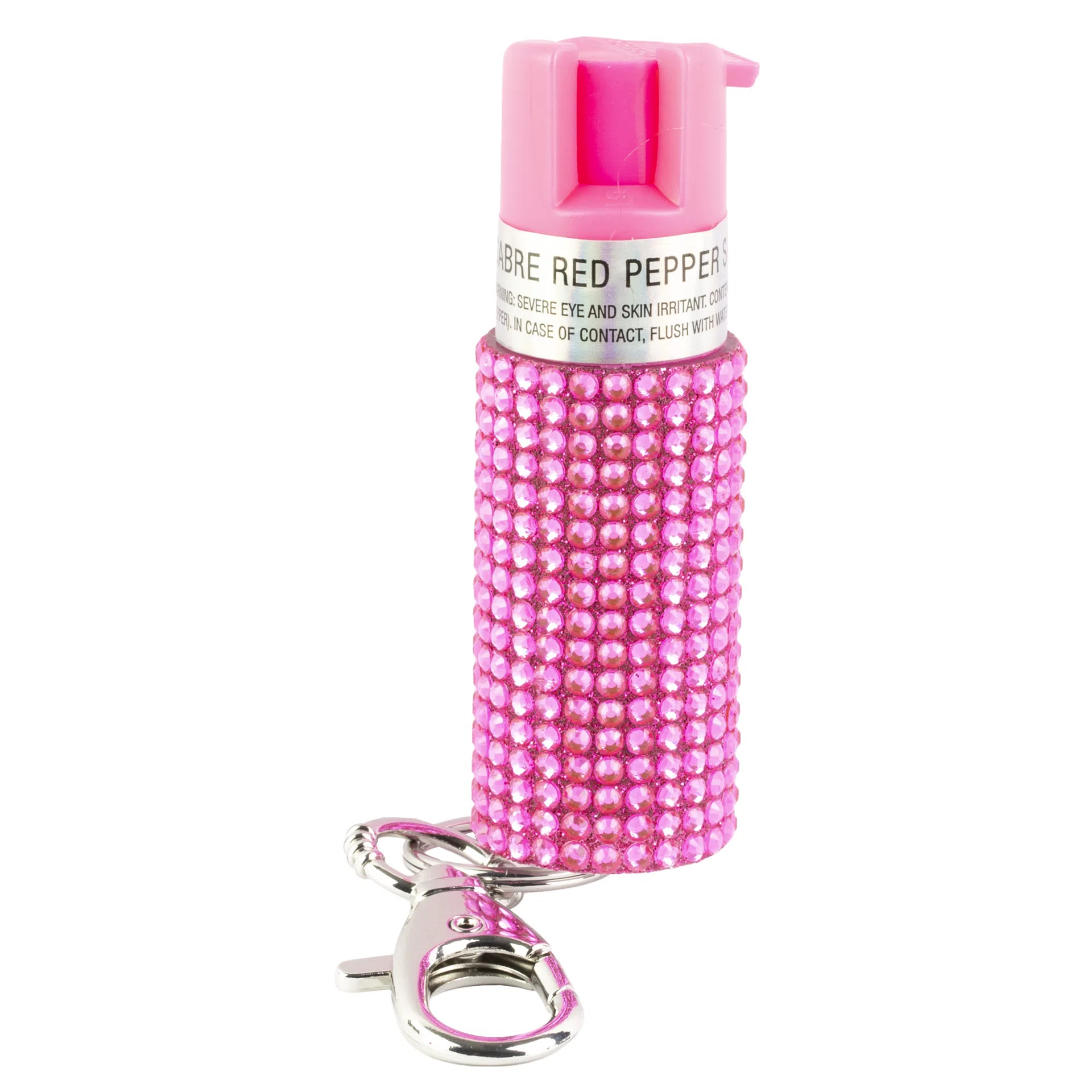 Sabre Jeweled Pepper Spray Keychain for Personal Defense – 0.54 oz, Pink (KR-J-PK-02)