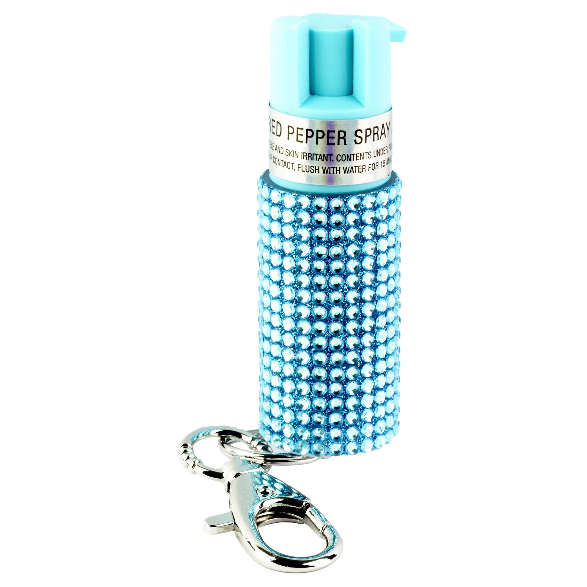 Sabre Jeweled Pepper Spray Keychain for Personal Defense – 0.54 oz, Teal (KR-J-TL-02)
