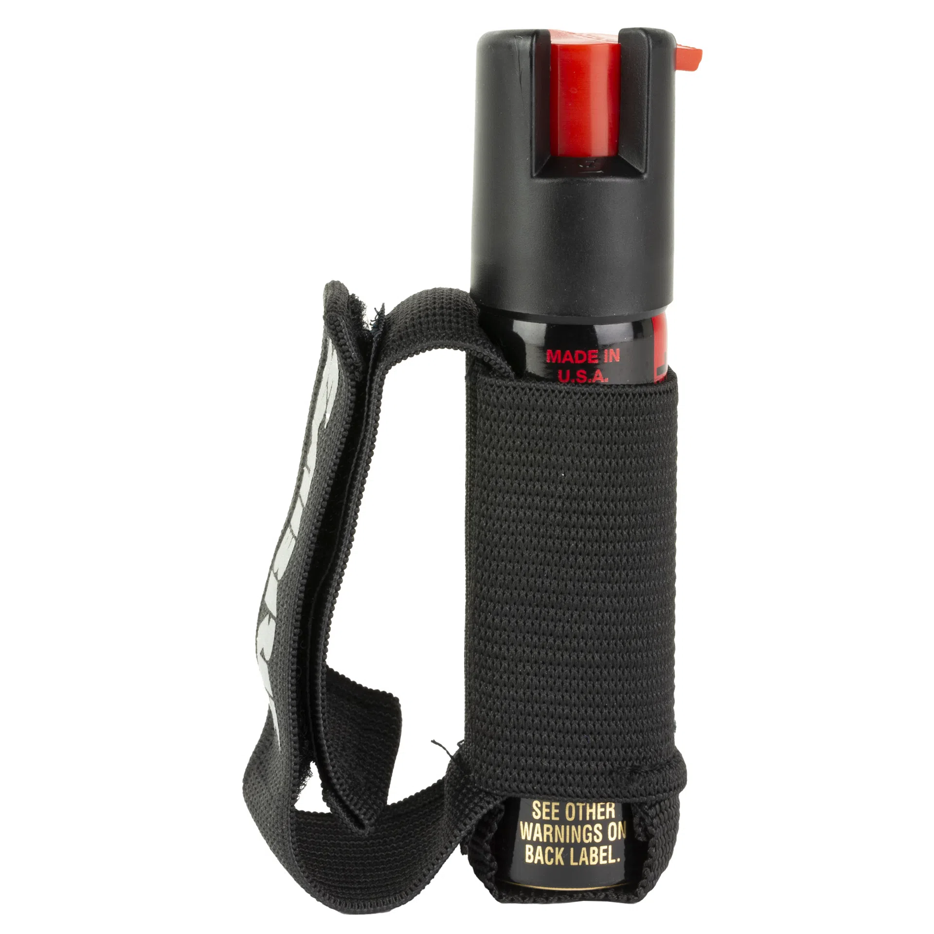 Sabre Runner Pepper Gel With Hand Strap for Personal Defense – 0.67 oz, Black (P-22J-OC-02)