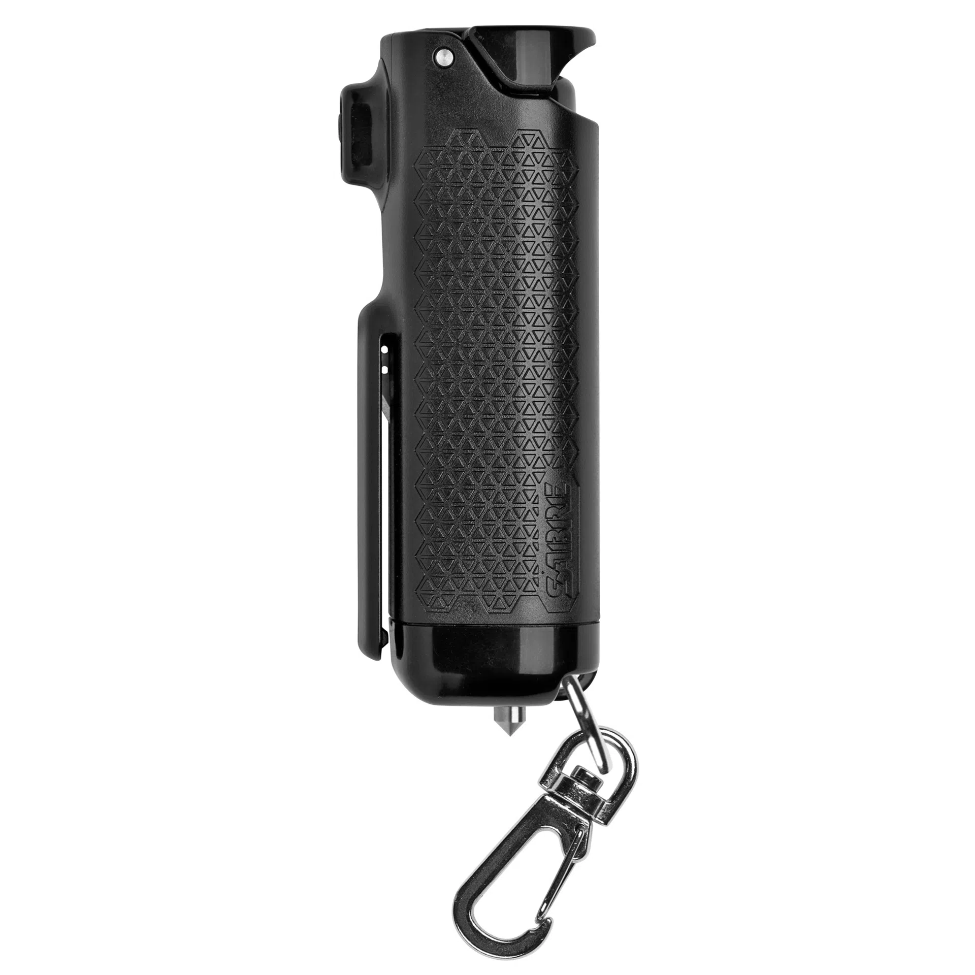 Sabre Safe Escape 3-In-1 Automotive Tool Pepper Gel – .54oz, Seatbelt Cutter, Glass Breaker, Black (SE-BK-01)