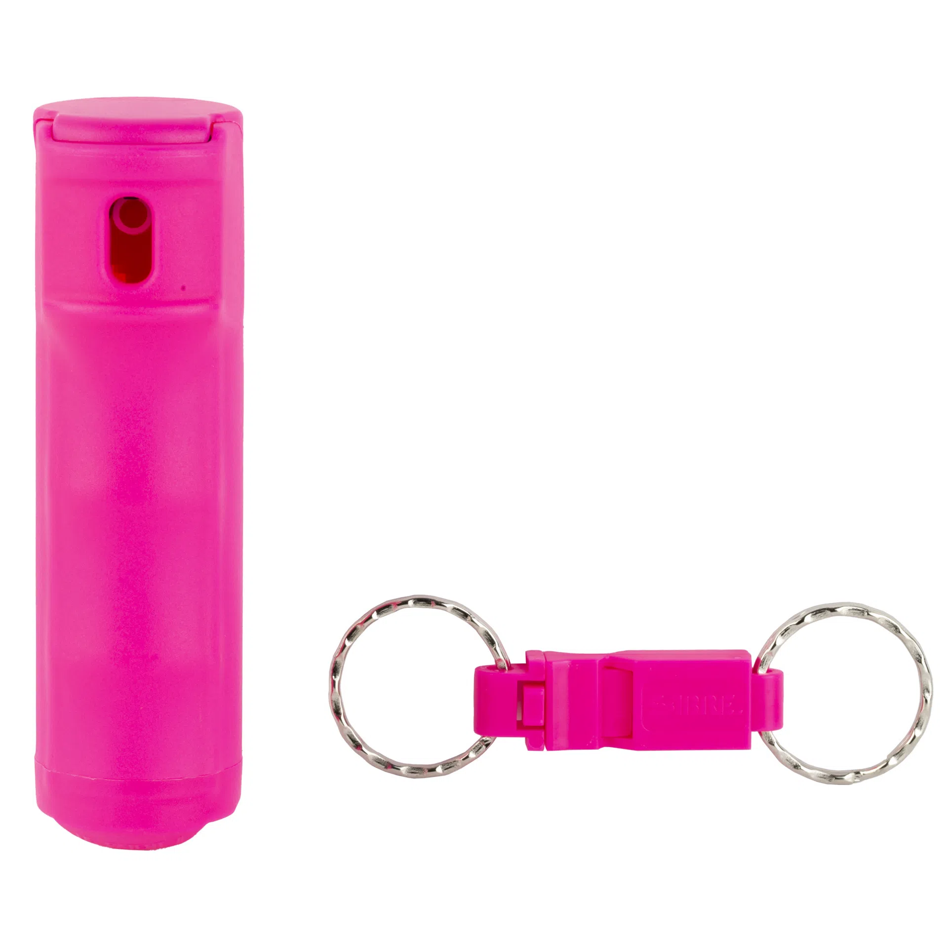 Sabre Pepper Gel Keychain With Whistle for Personal Defense – 0.54 oz, 12 ft Range, Pink (F15-PUSG-W2)