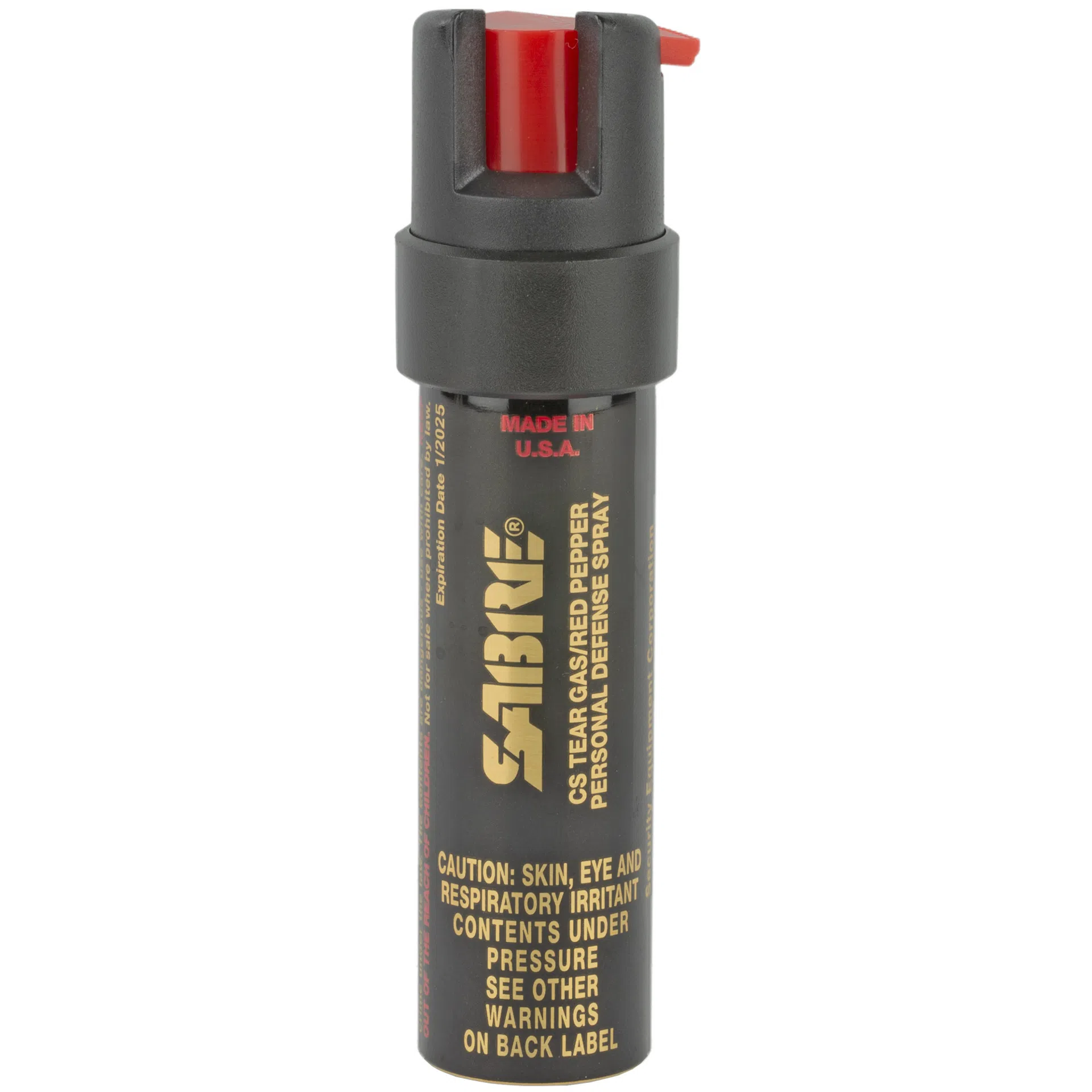 Sabre Pepper Spray for Personal Defense – 0.75 oz, CS Tear Gas UV Dye (P-22)
