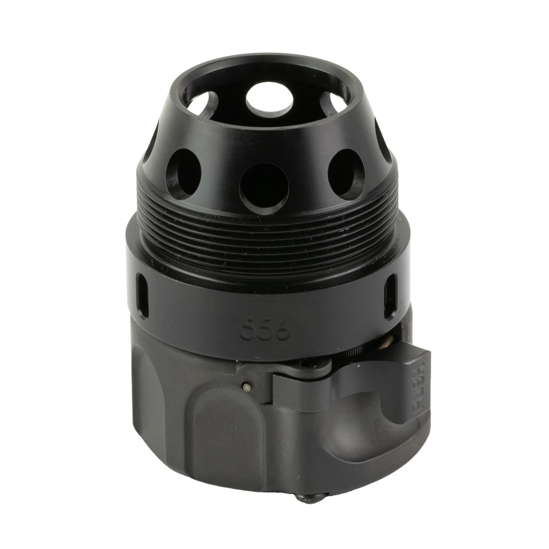 Surefire HUB Suppressor Adapter – 5.56 NATO, 1-3/8x24 to SOCOM Mount, Black