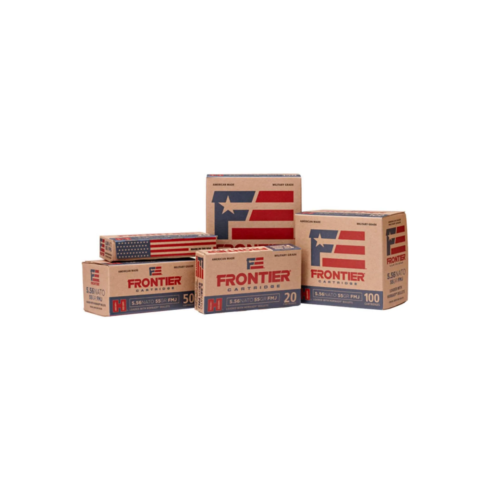 Frontier Cartridge Lake City Rifle Ammo 5.56 NATO 55 Grain FMJ FM193 – 20 Rounds (FR200)