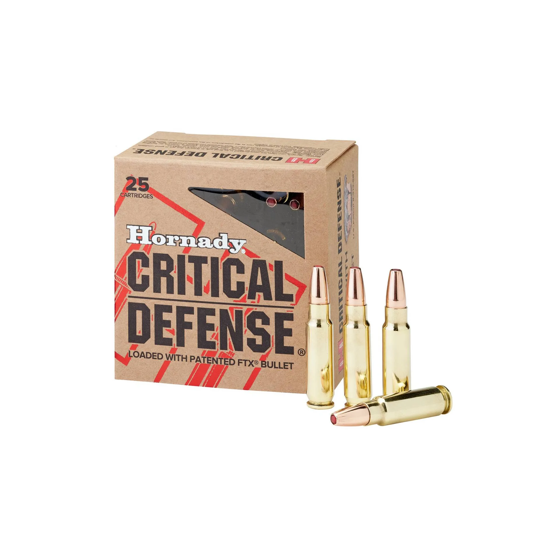 Hornady Critical Defense Handgun Ammunition 5.7x28mm 40 Grain FTX – 25 Rounds (90000)