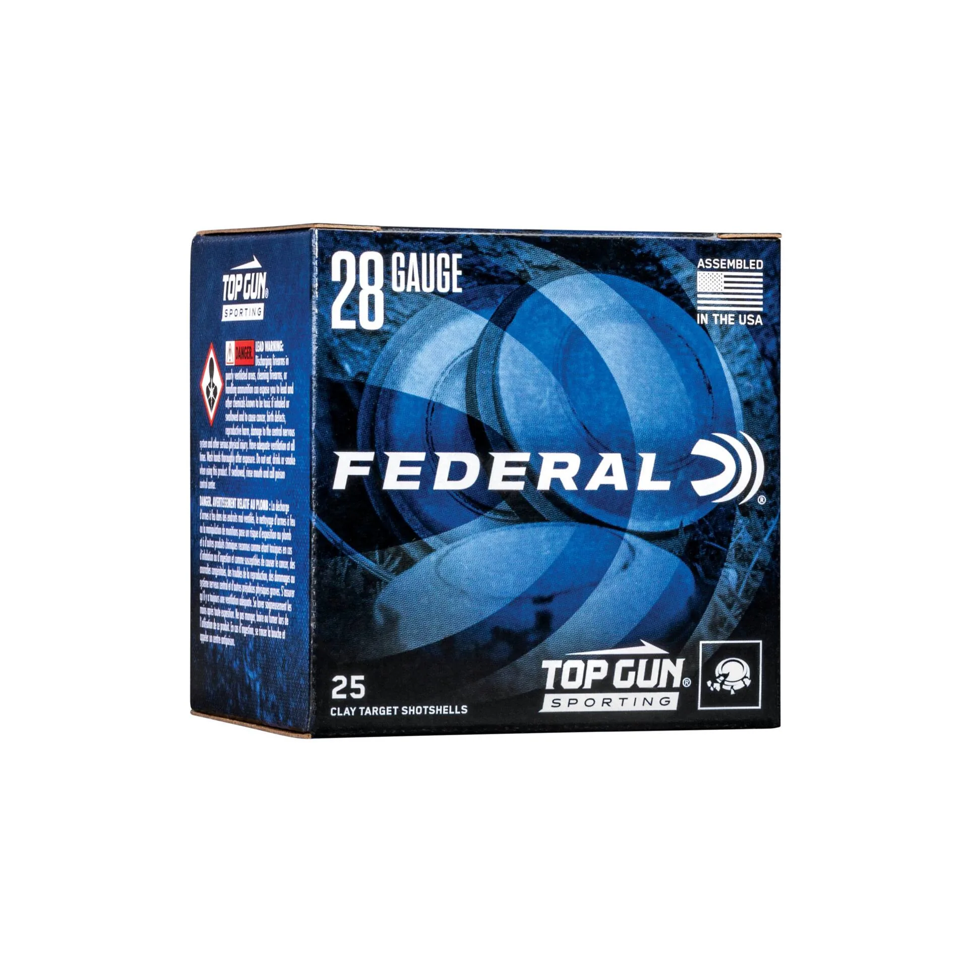 Federal Top Gun Sporting Shotgun Ammunition 28 Gauge 2.75" #7.5 3/4 oz - 25 Rounds (TGS282175)