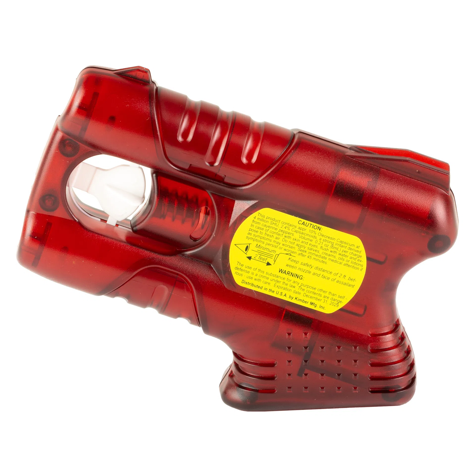 Kimber America Pepperblaster III Pepper Spray – Compact Personal Defense, Red (LA98061)