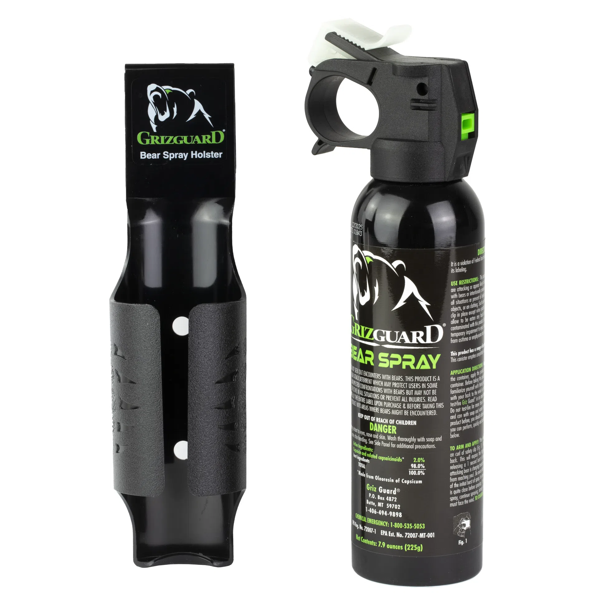 PS Products Griz Guard Bear Spray 7.9oz – Aerosol Can (GG1B)