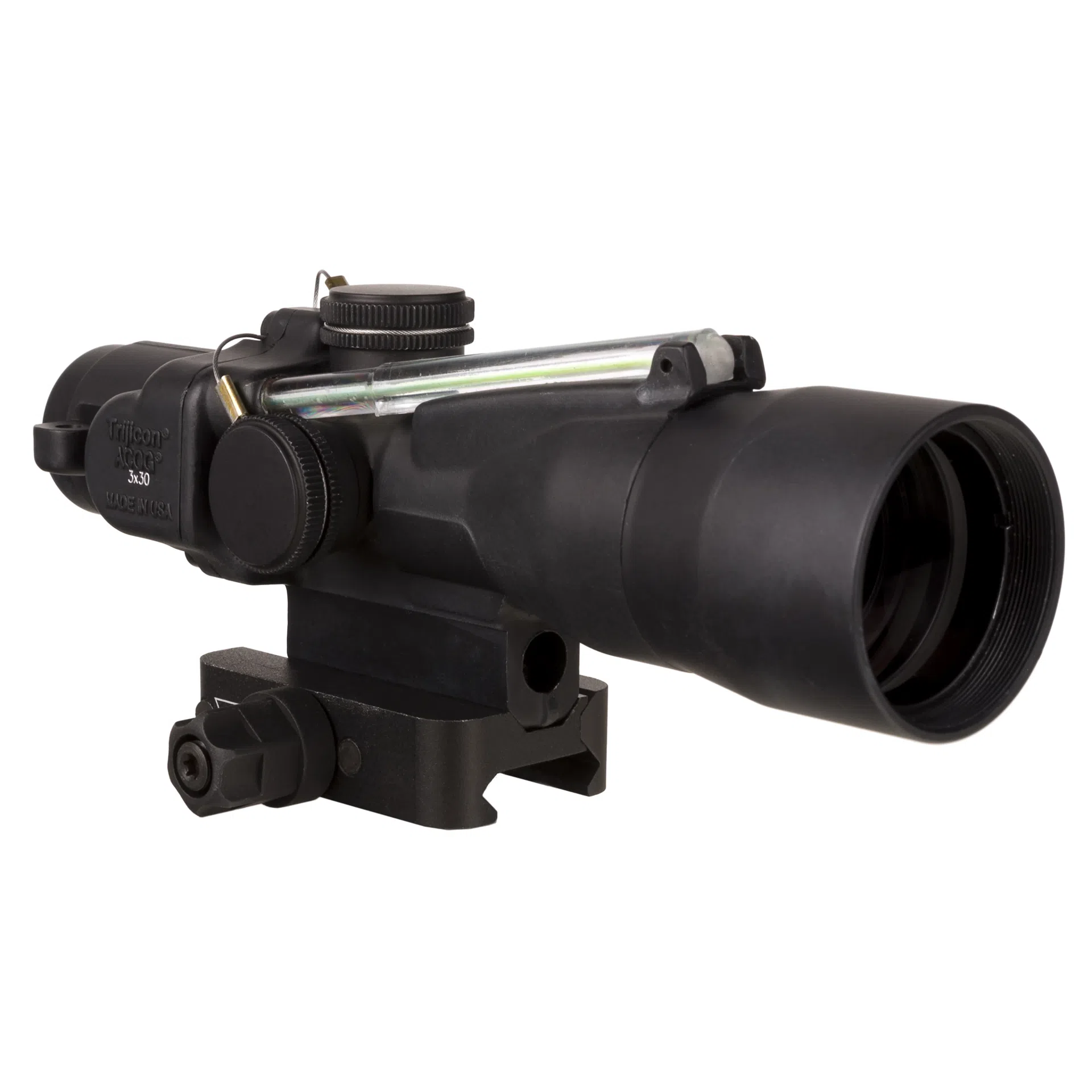 Trijicon ACOG Rifle Scope 3X30 for .300BLK – Green Crosshair Reticle, Q-LOC Mount (TA33-C-400382)