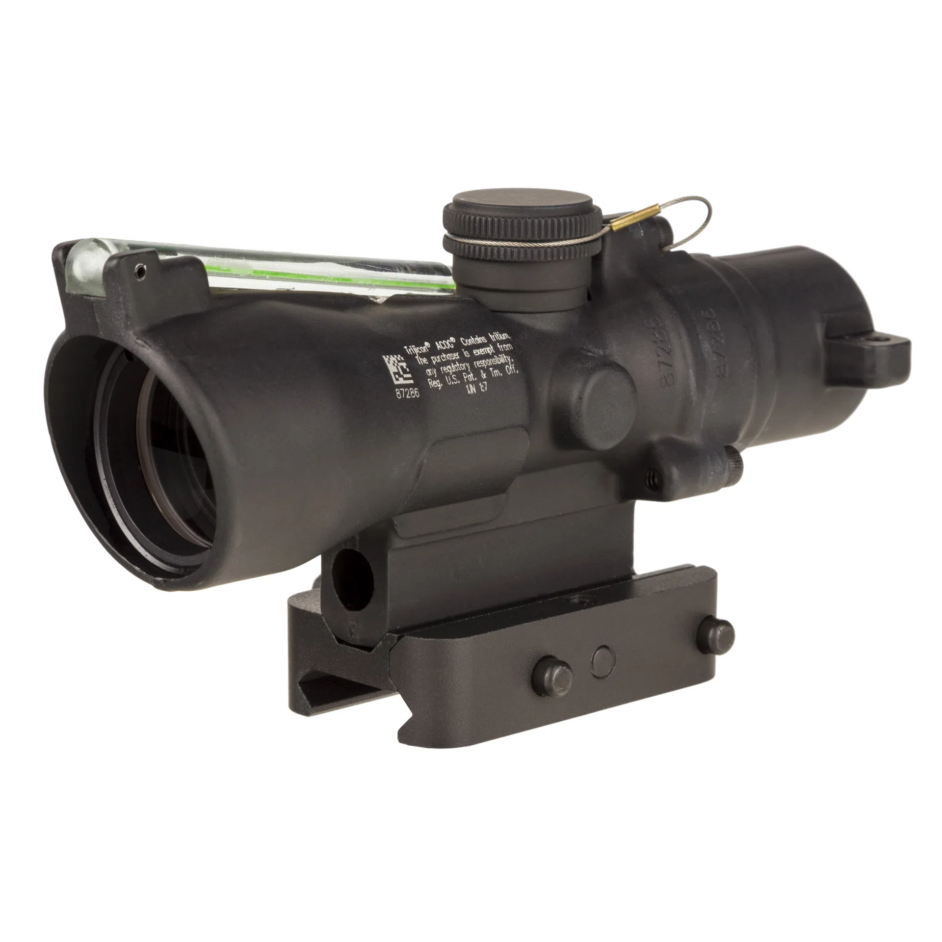 Trijicon ACOG Rifle Scope 3X24 for .223 – Green Horseshoe Dot Reticle, Q-LOC Mount (TA50-C-400350)