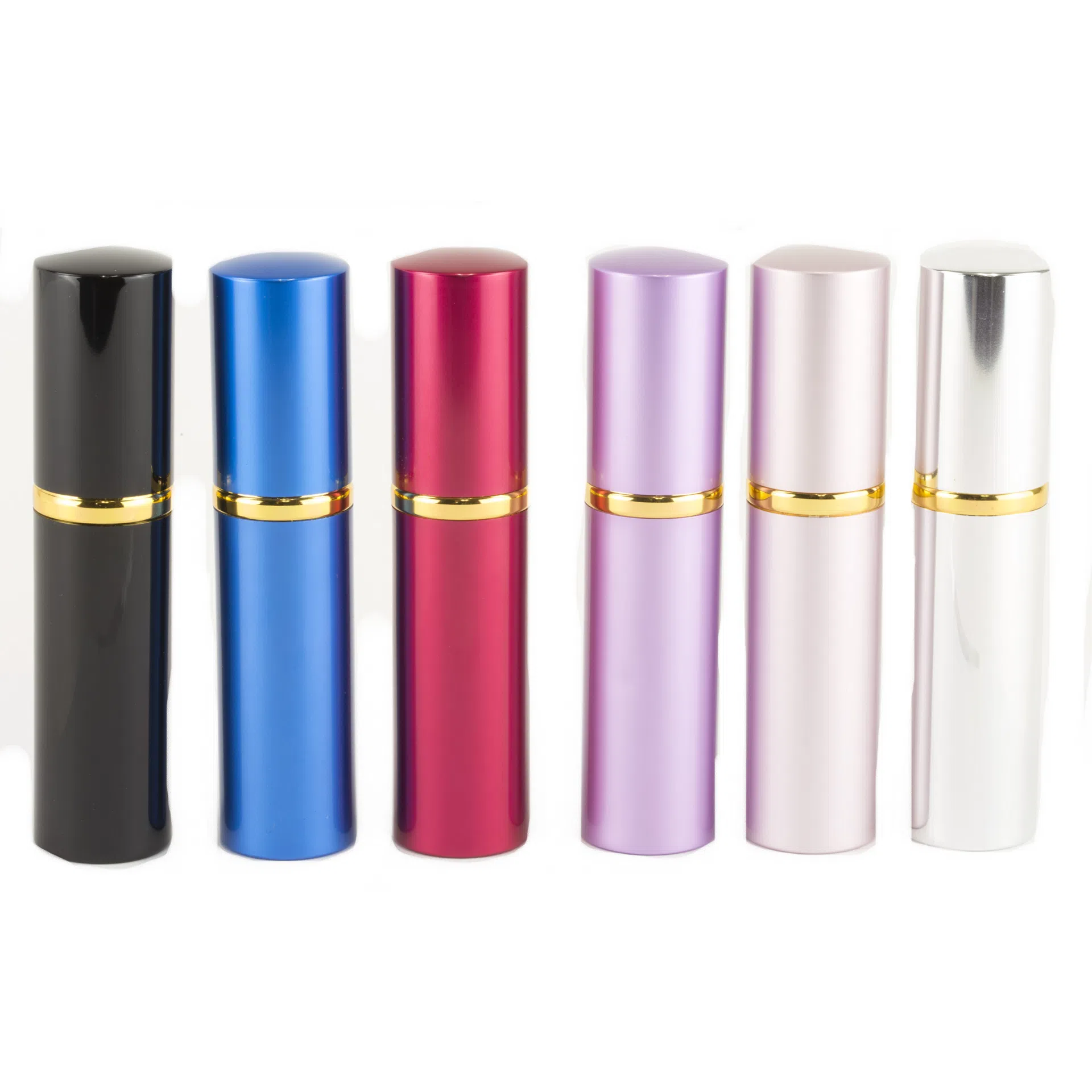 PS Products Hot Lips Pepper Spray .75oz – Lipstick Disguised, Assorted Colors, 6 Pack (LSPS14‑6)