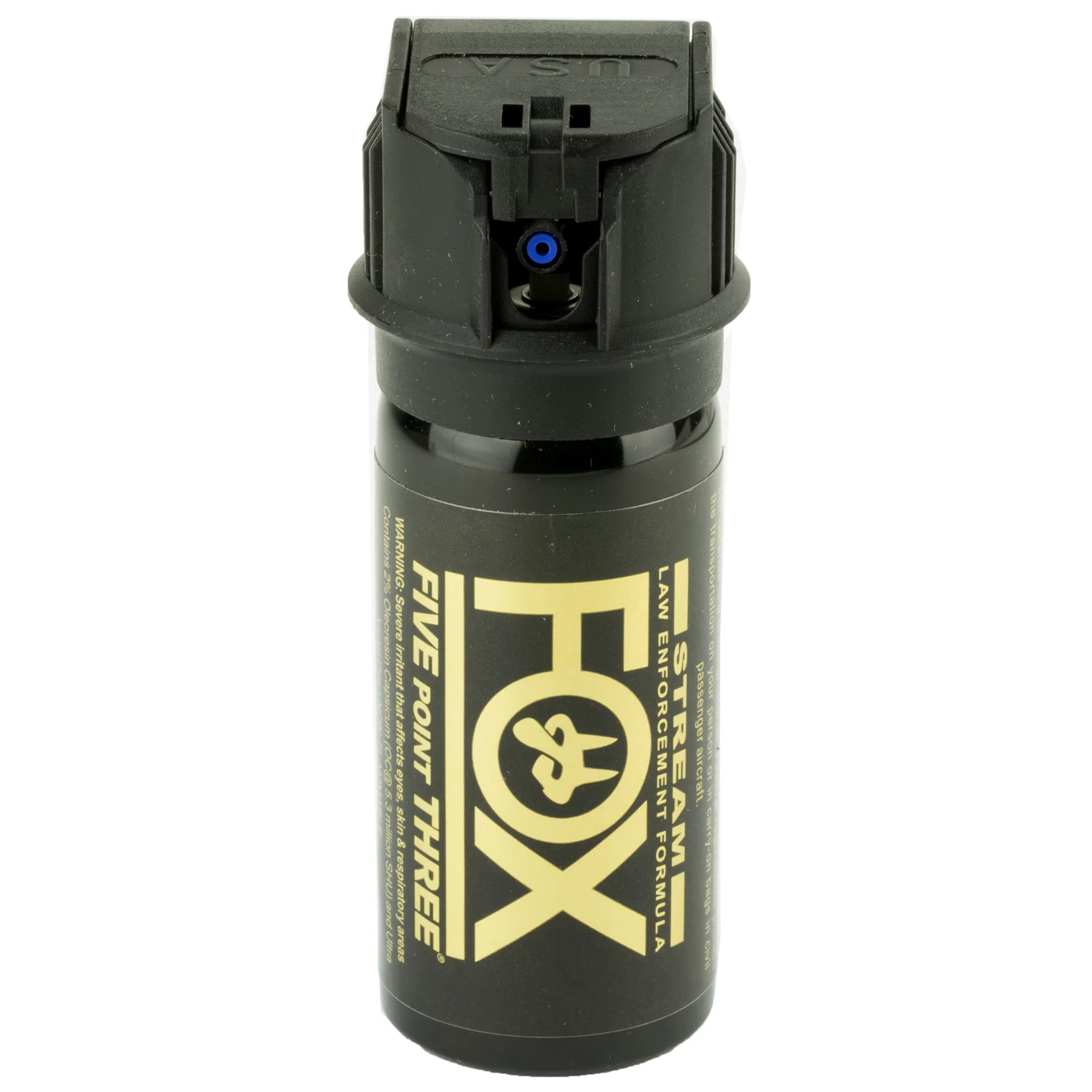 PS Products Fox Pepper Spray Flip Top Stream 1.5 oz – Personal Defense Aerosol (152FTSDB)