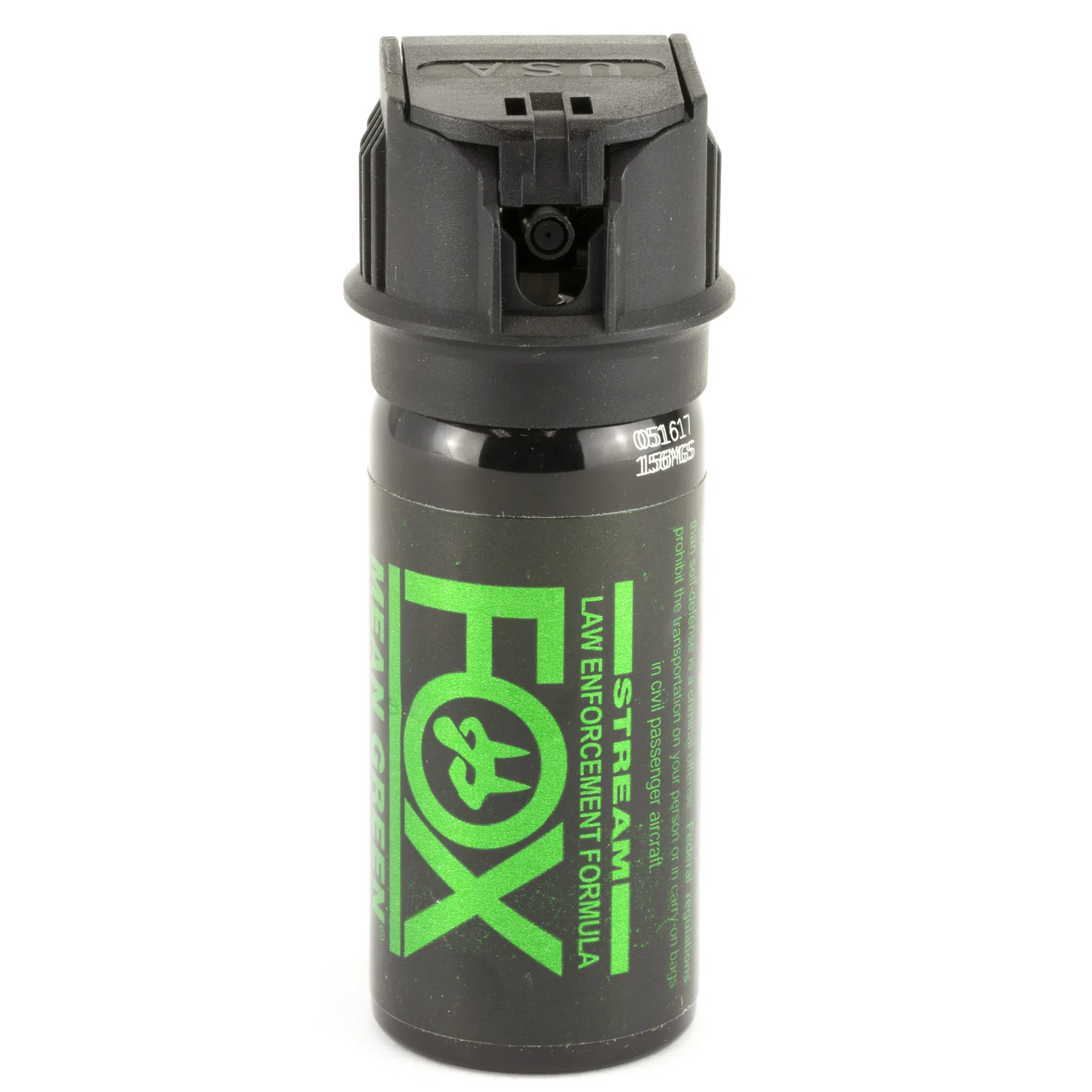 PS Products Mean Green Pepper Spray Stream 1.5 oz – Personal Defense Aerosol (156MGS)
