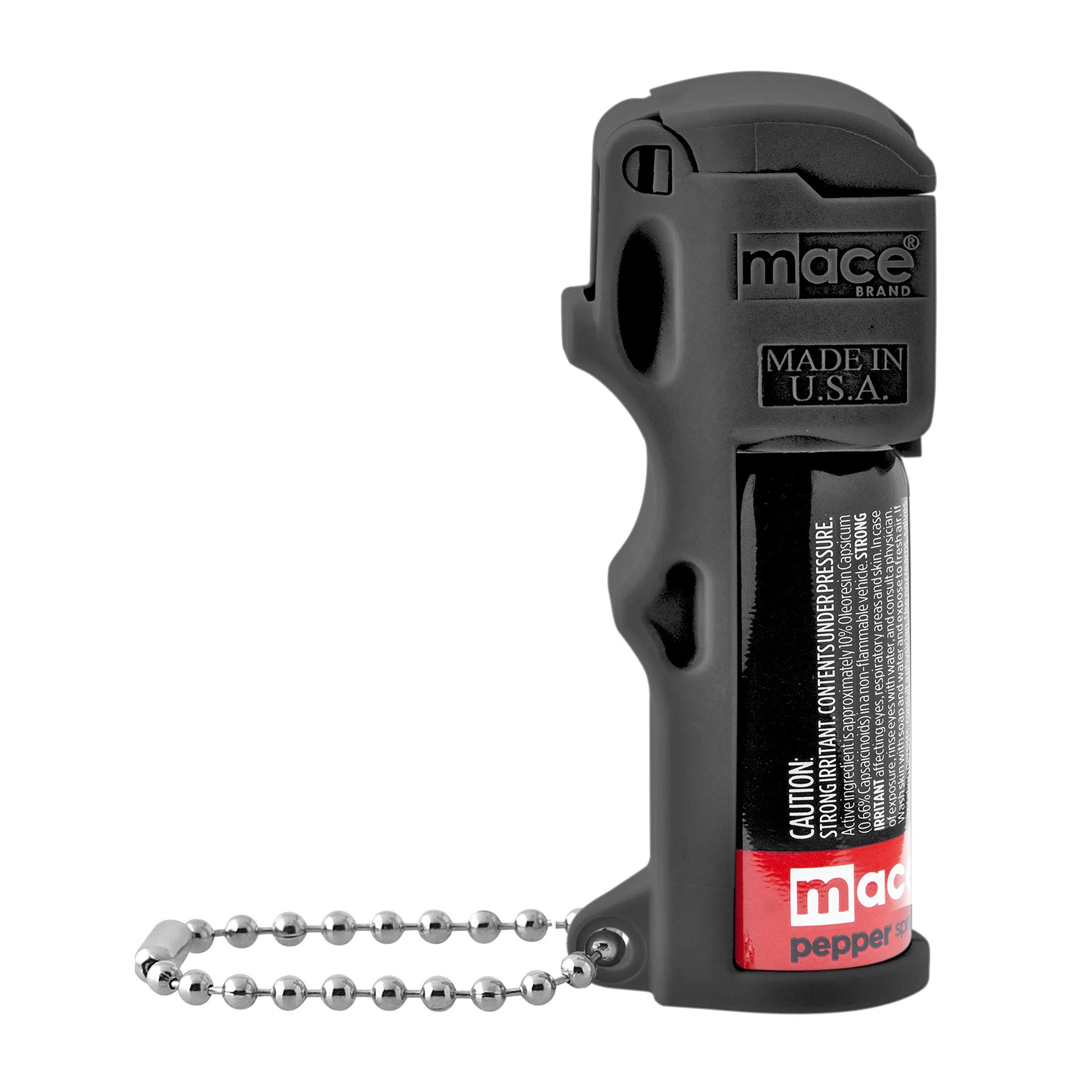 Mace PepperGard Pepper Spray Keychain for Personal Safety – 12g, Aerosol, Black (80745)